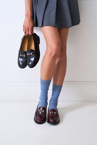 Mocassins en cuir Etroite - Bordeaux