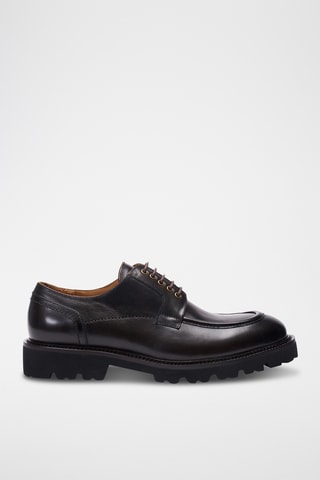 Derbys en cuir Regular - Marron