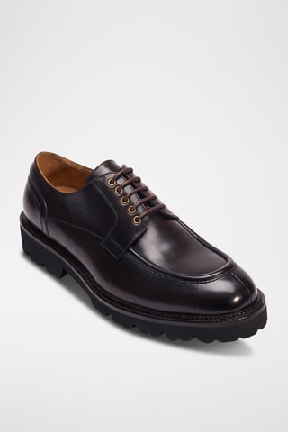 Derbys en cuir Regular - Marron