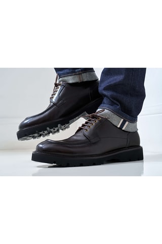 Derbys en cuir Regular - Marron