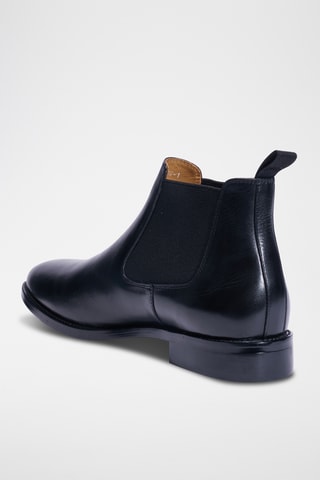 Bottines Chelsea en cuir Regular - Noir