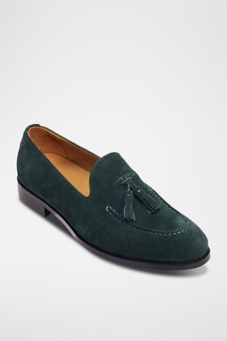 Mocassins en nubuck Etroite - Vert