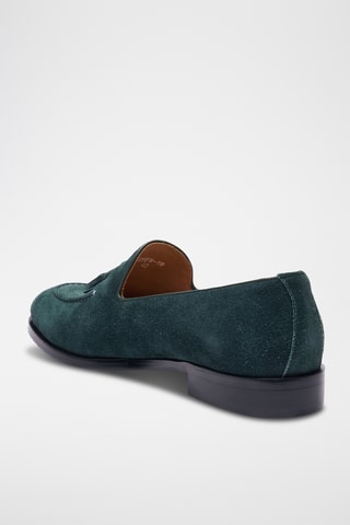 Mocassins en nubuck Etroite - Vert
