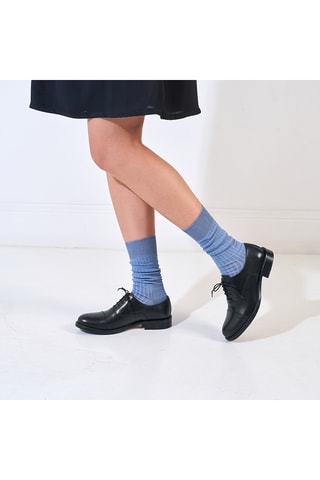 Derbys en cuir  Regular - Noir