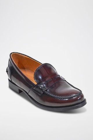Mocassins en cuir verni  Regular - Bordeaux