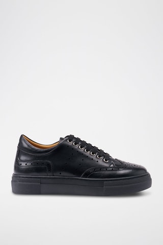 Baskets en cuir Regular - Noir