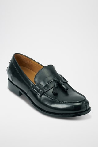 Mocassins vernis en cuir Regular - Noir