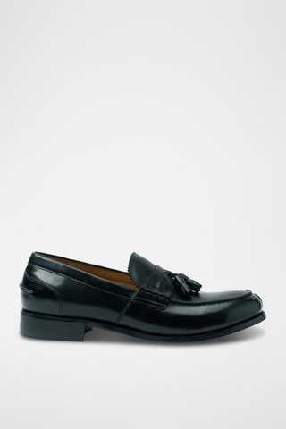 Mocassins vernis en cuir Regular - Noir