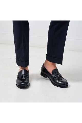 Mocassins vernis en cuir Regular - Noir
