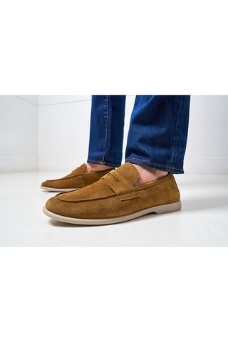 Mocassins en cuir Regular - Marron