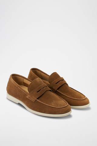 Mocassins en cuir Regular - Marron