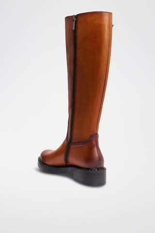 Bottes regular en cuir - Marron