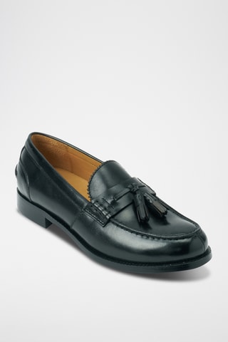 Mocassins vernis en cuir Regular - Noir