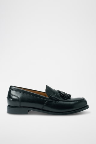 Mocassins vernis en cuir Regular - Noir
