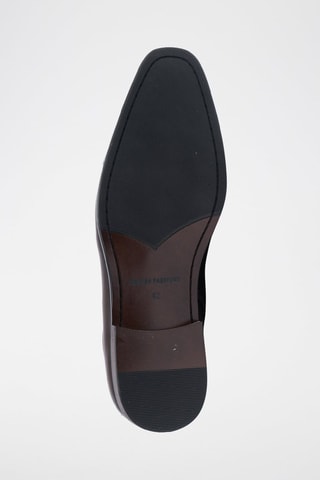 Derbys montantes en cuir Regular - Marron foncé