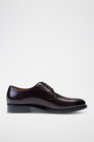 Derbys en cuir verni  Regular - Marron