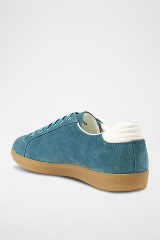 Baskets en cuir suédé Regular - Bleu marine