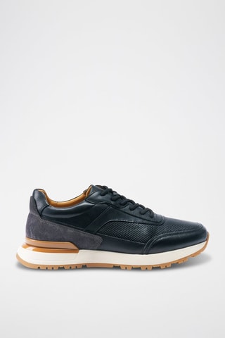 Baskets en cuir Regular - Noir