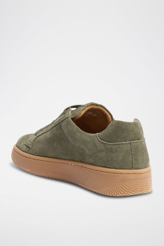 Baskets en nubuck Regular - Vert