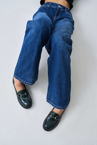 Mocassins en cuir Etroite - Vert