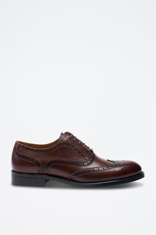 Richelieus en cuir Etroite - Marron