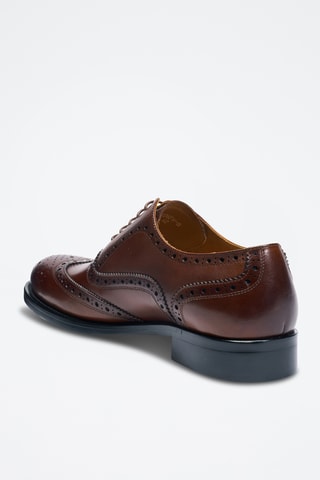 Richelieus en cuir Etroite - Marron