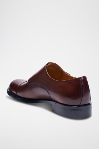 Derbys à boucles en cuir Etroite - Marron
