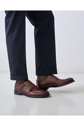 Derbys à boucles en cuir Etroite - Marron