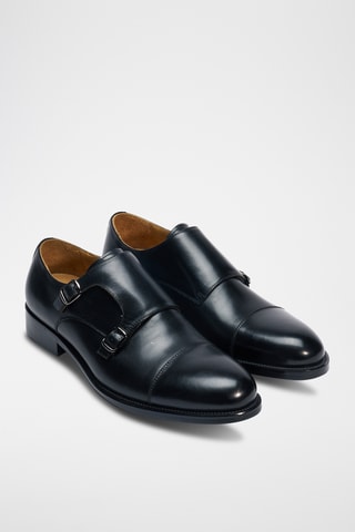 Derbys à boucles en cuir Etroite - Noir