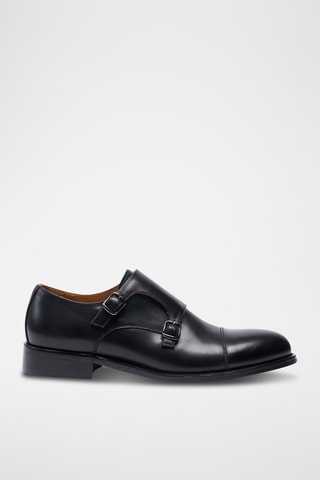 Derbys à boucles en cuir Etroite - Noir