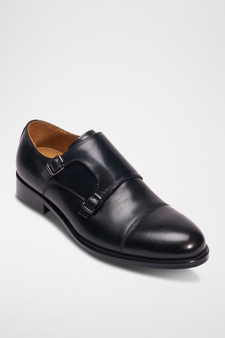 Derbys à boucles en cuir Etroite - Noir