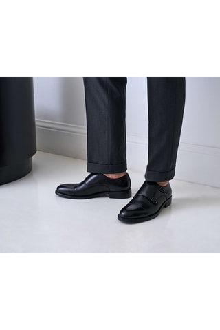 Derbys à boucles en cuir Etroite - Noir