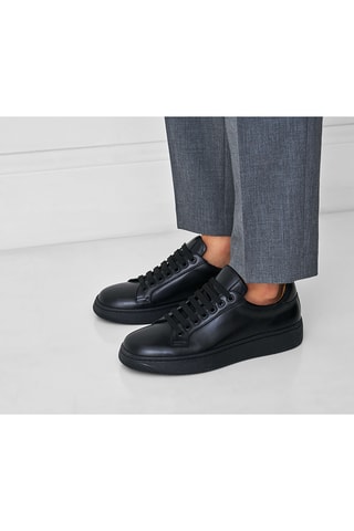 Baskets en cuir Regular - Noir