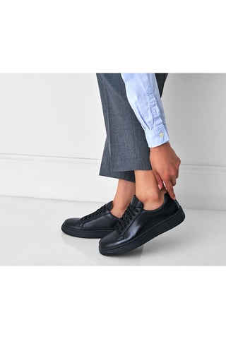 Baskets en cuir Regular - Noir