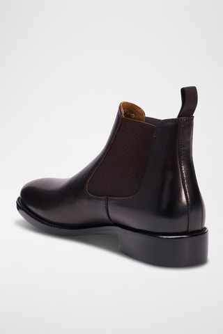 Bottines Chelsea en cuir Etroite - Marron