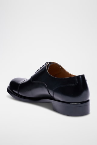 Richelieus en cuir Etroite - Noir