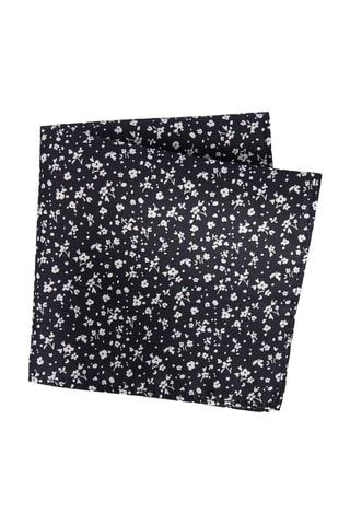 Pochette de costume en soie - Bleu foncé
