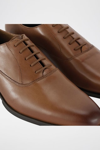 Richelieus en cuir - Camel