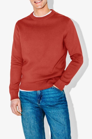 Pull en coton biologique - Rouge