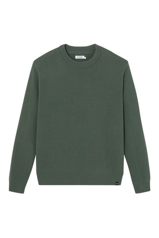 Pull en coton biologique - Vert foncé