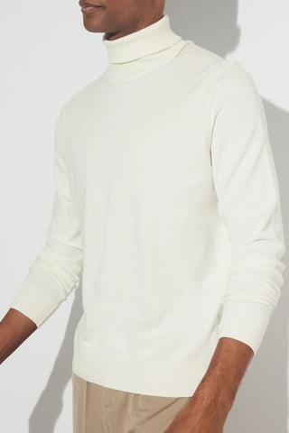 Pull en coton biologique - Blanc