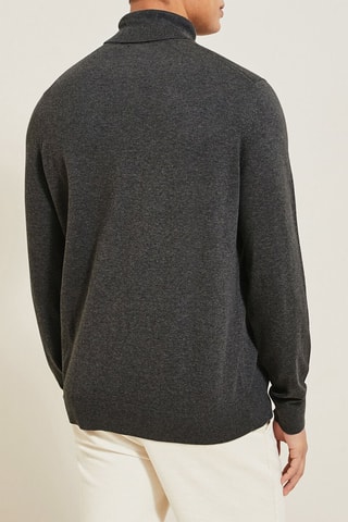 Pull en coton biolobique - Gris chiné