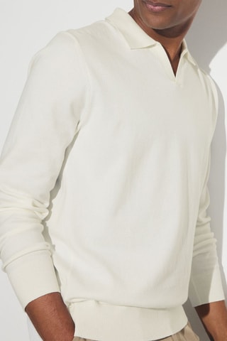 Pull en coton biologique - Blanc