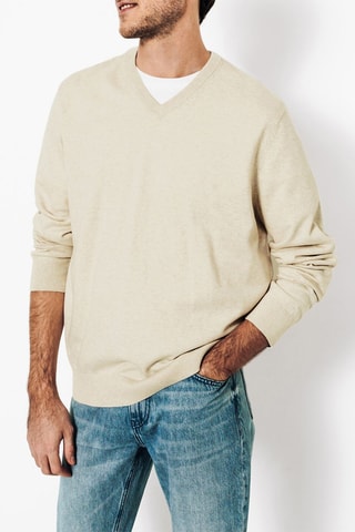 Pull en coton biologique - Ecru