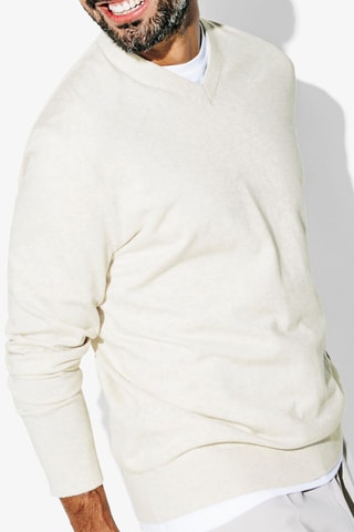 Pull en coton biologique - Beige