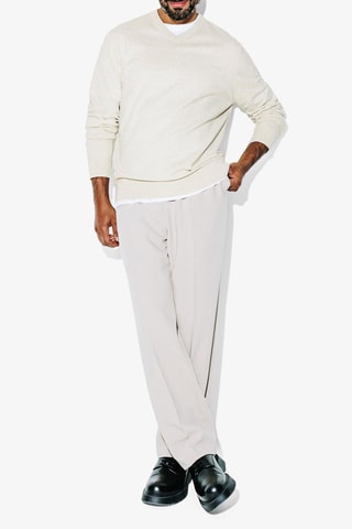 Pull en coton biologique - Beige