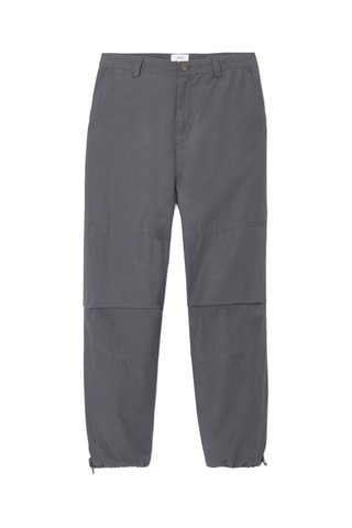 Pantalon large - Gris foncé