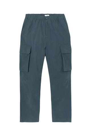 Pantalon large - Gris foncé