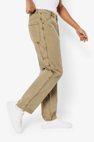 Pantalon large - Camel
