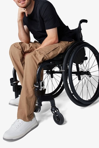Pantalon regular - Camel